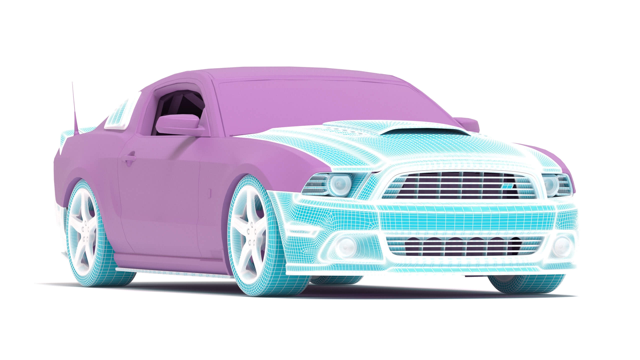 Mustang Roush RS3 2014 Body Kit - 3D Model by bayazoff