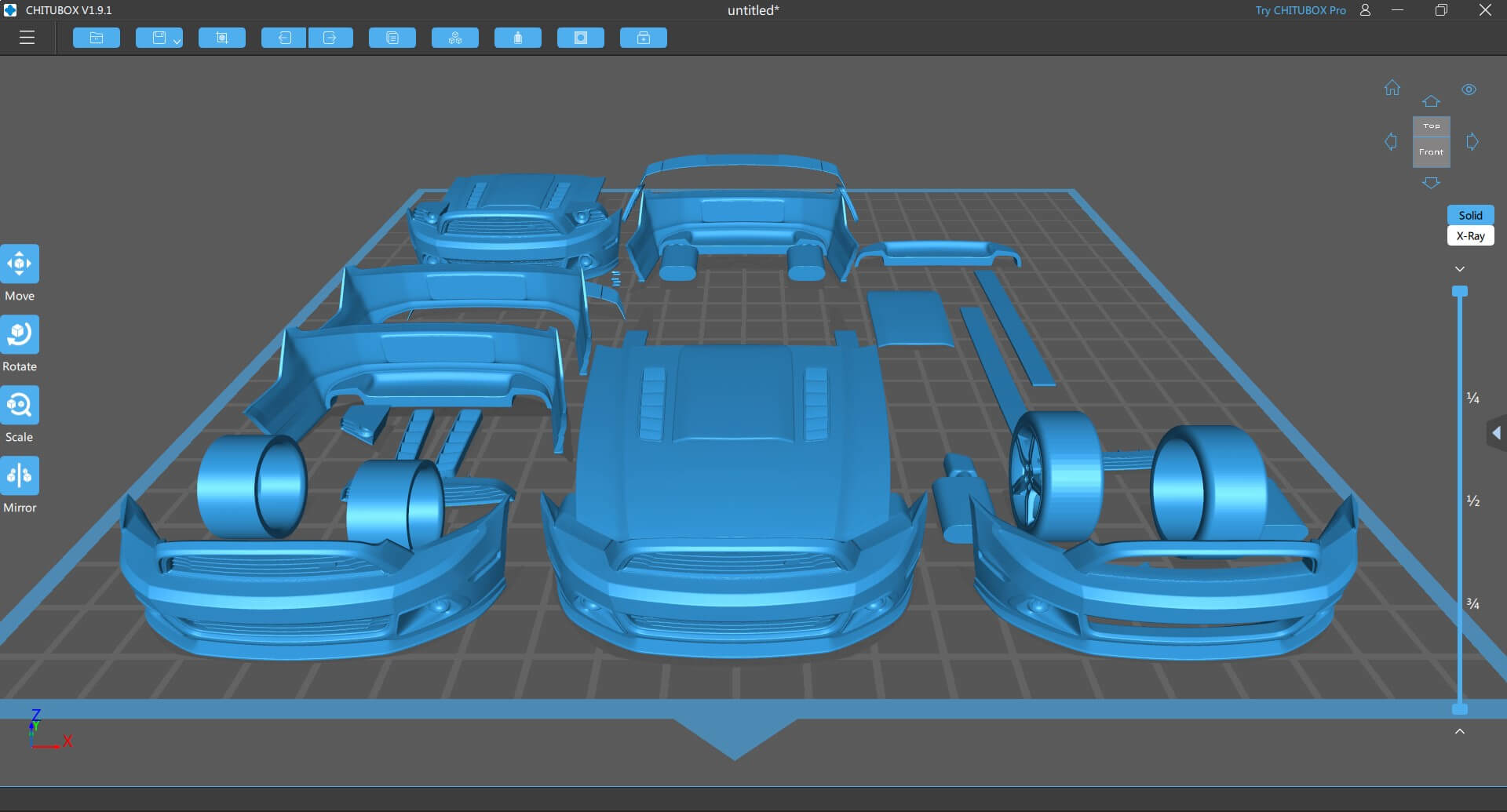 Mustang Roush RS3 2014 Body Kit - 3D Model by bayazoff