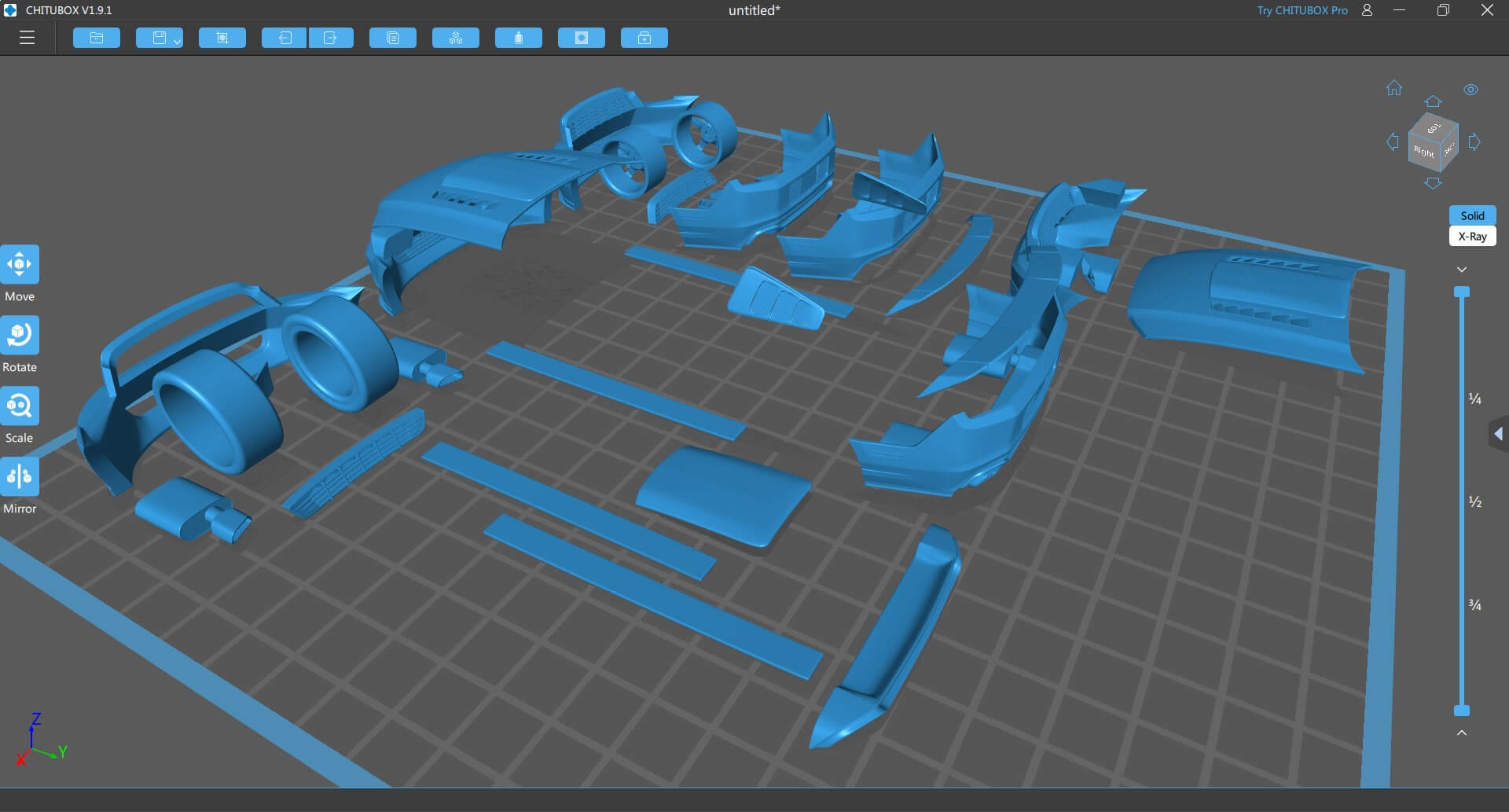 Mustang Roush RS3 2014 Body Kit - 3D Model by bayazoff