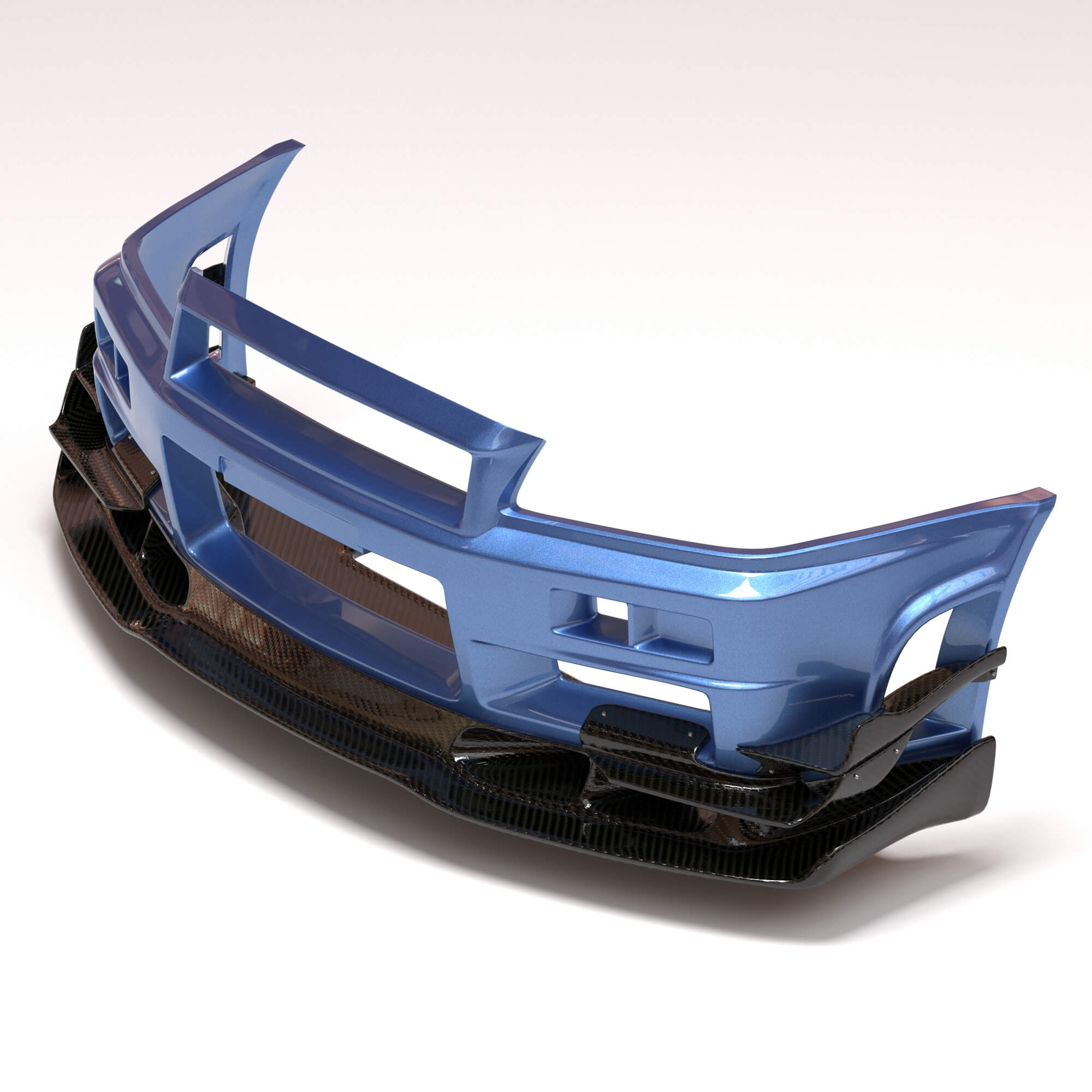 R34 GT R Autoselect Front Lip And Bumper 3D Print Model By Bayazoff R34 GT R Autoselect Front Lip And Bumper 3D Print Model By Bayazoff