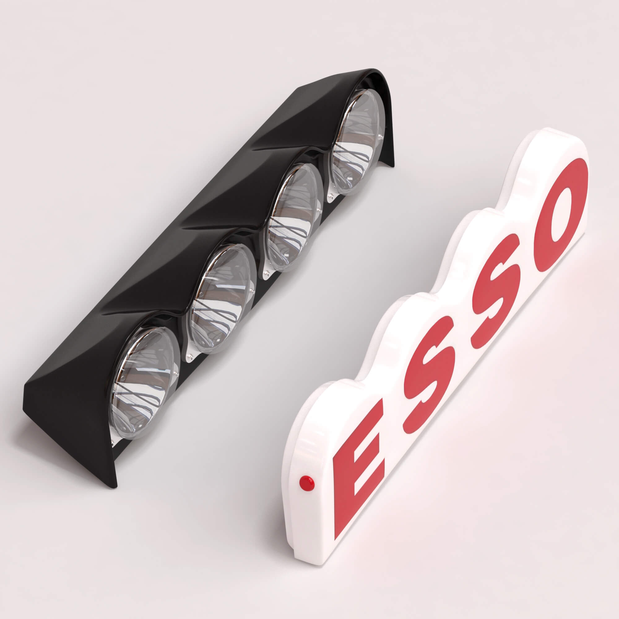 Rally Spotlights 2 3D Print Model by bayazoff