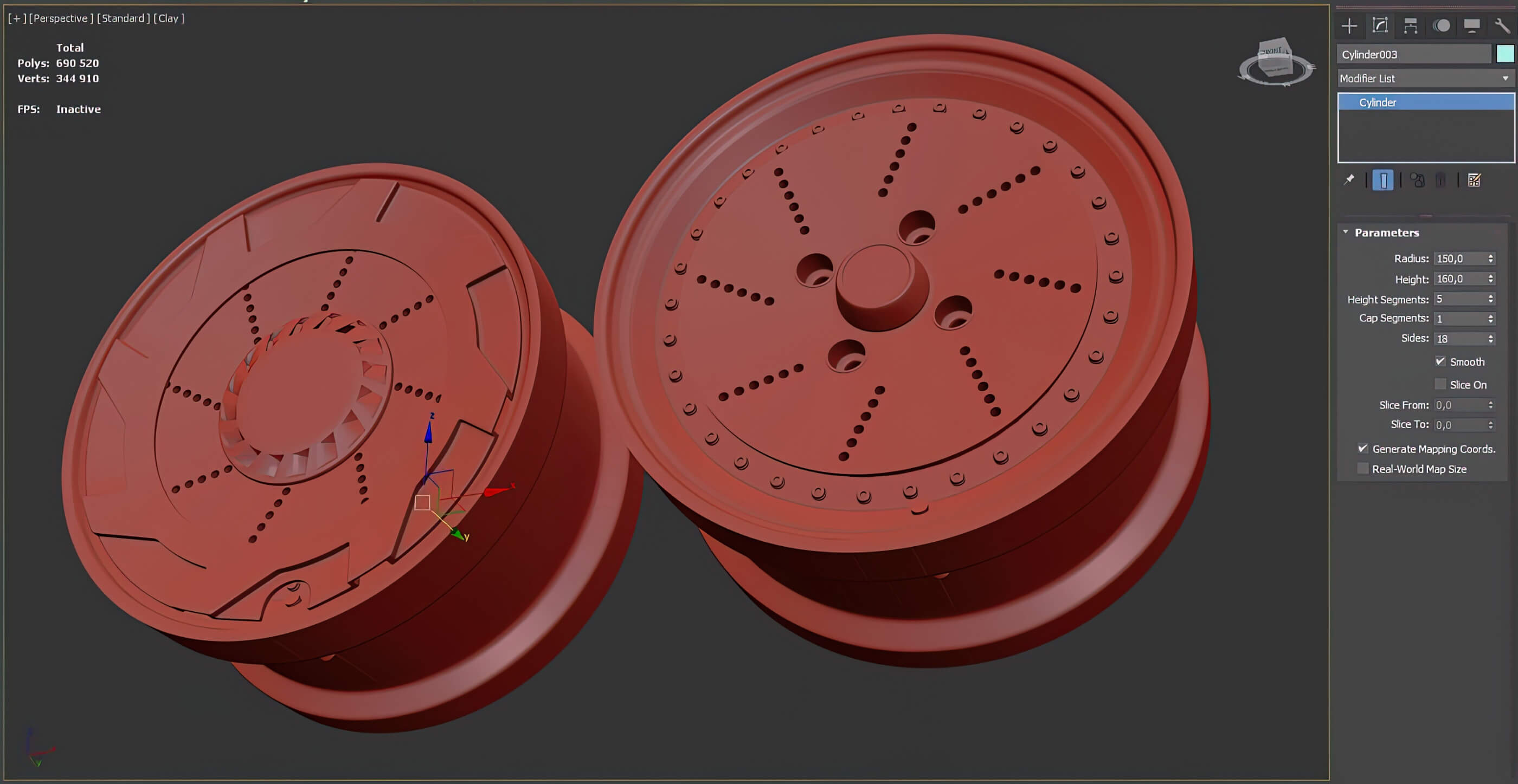 Rays Volk C1 Printable Rim - 3D Model by bayazoff