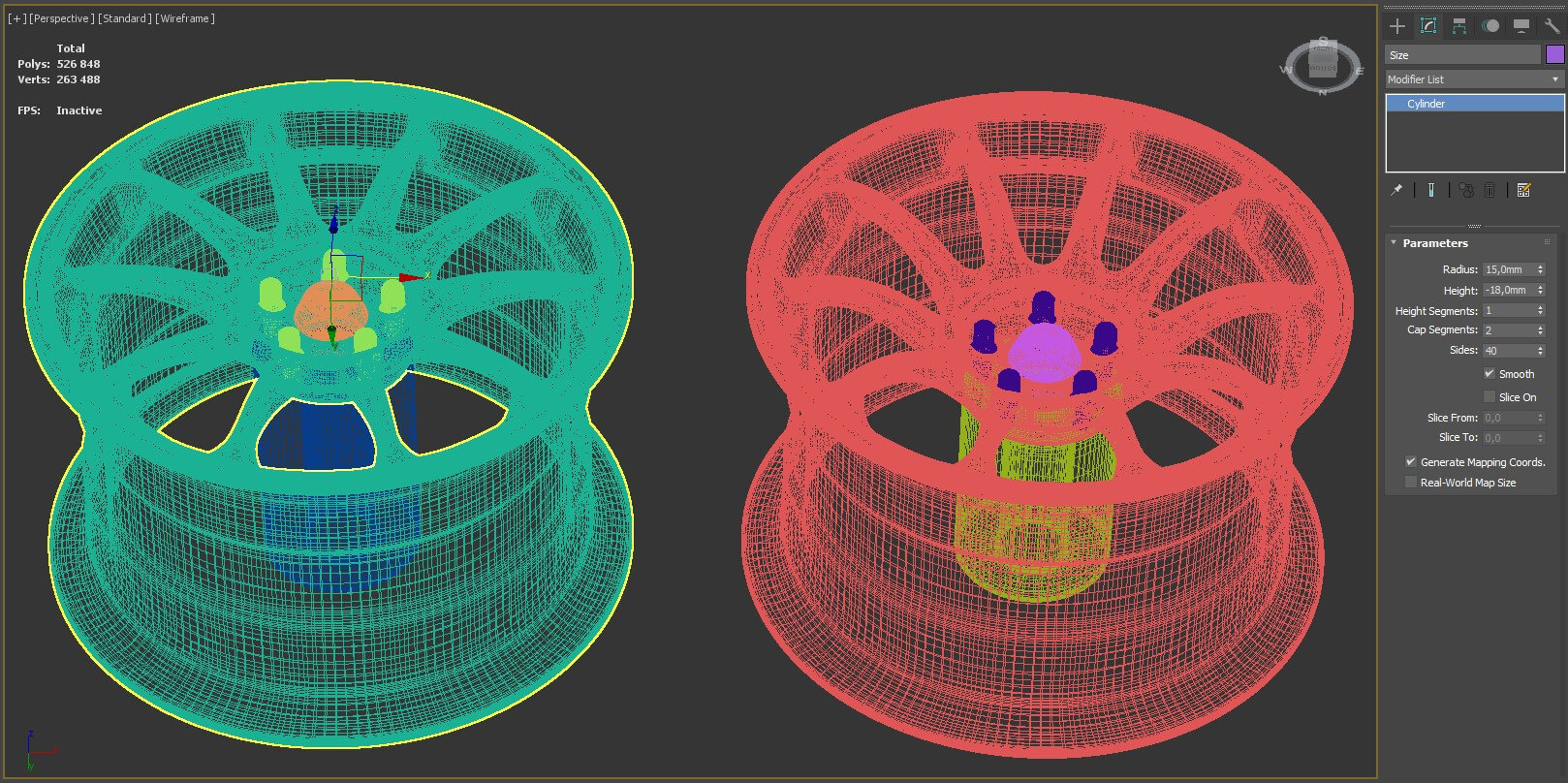Rays Volk Racing ZE40 Printable - 3D Print Model by bayazoff