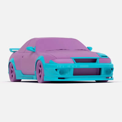Skyline GTR-R33 Abflug Body Kit Printable