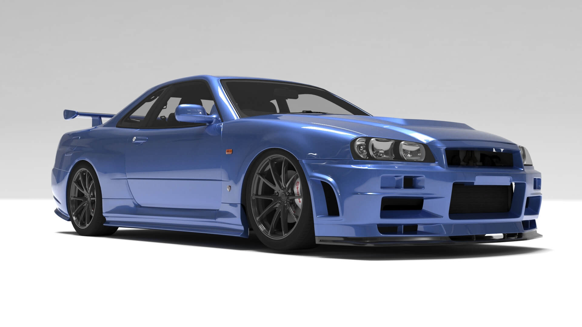 Modified Nissan Skyline R34