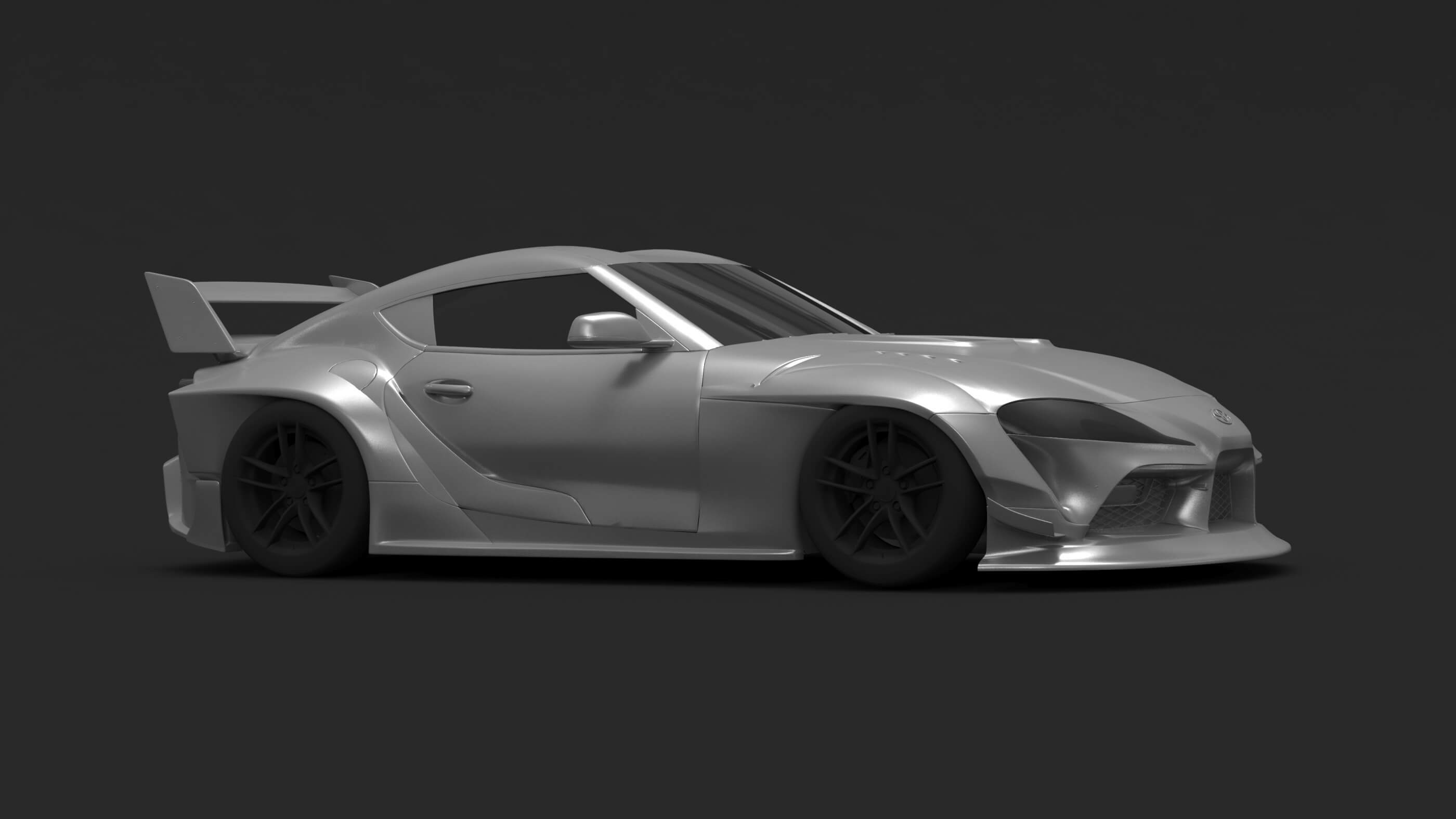 Toyota Supra A90 Liberty Walk Body Kit 3D Print Model by bayazoff