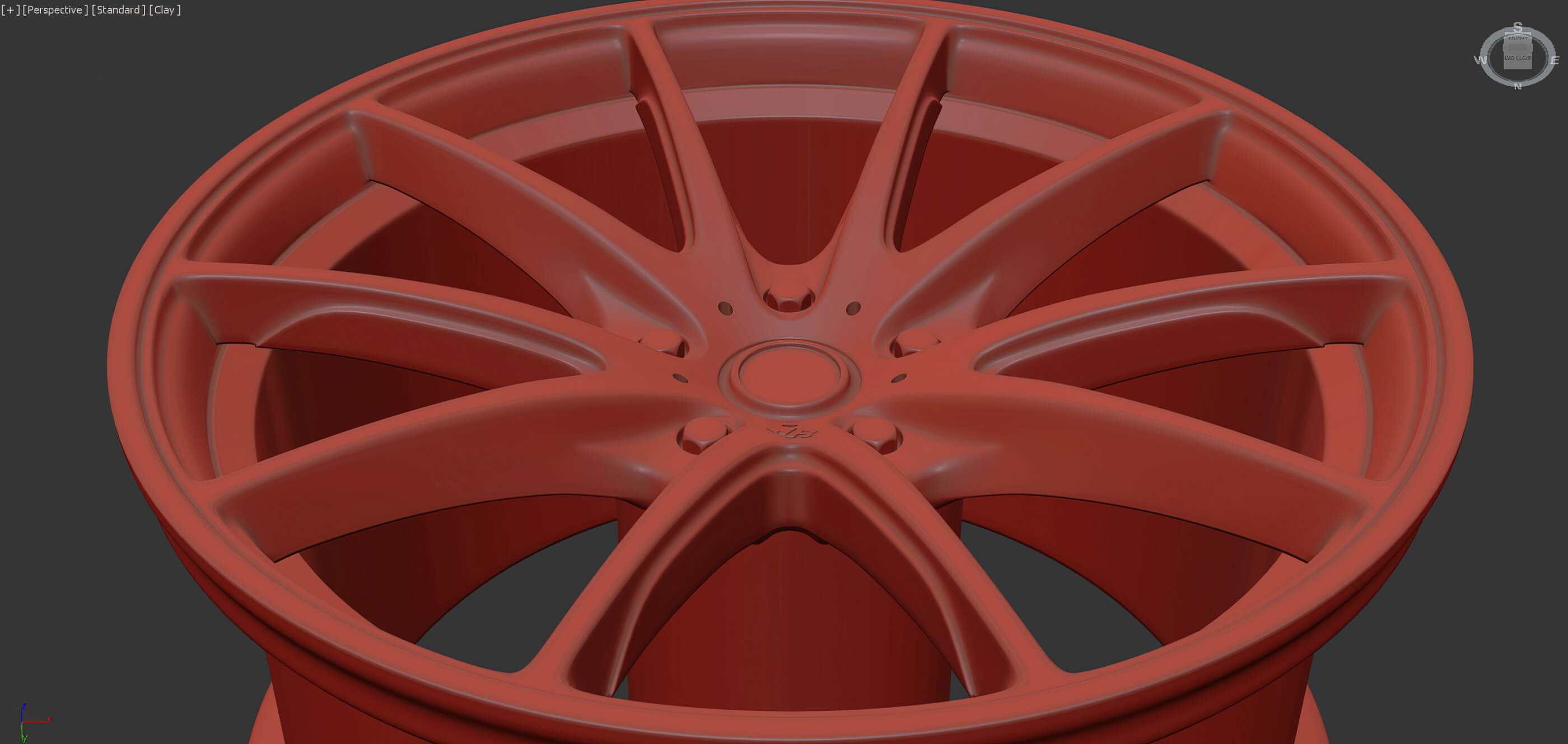 Volk Rays G25 Printable Rim - 3D Print Model by bayazoff
