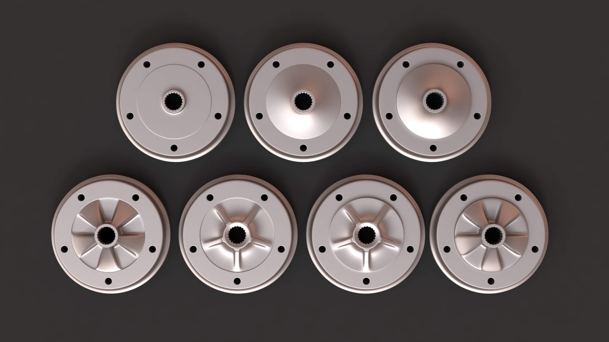 VW Beetle Brake Drums 5Lug Printable 3D Print Model by bayazoff