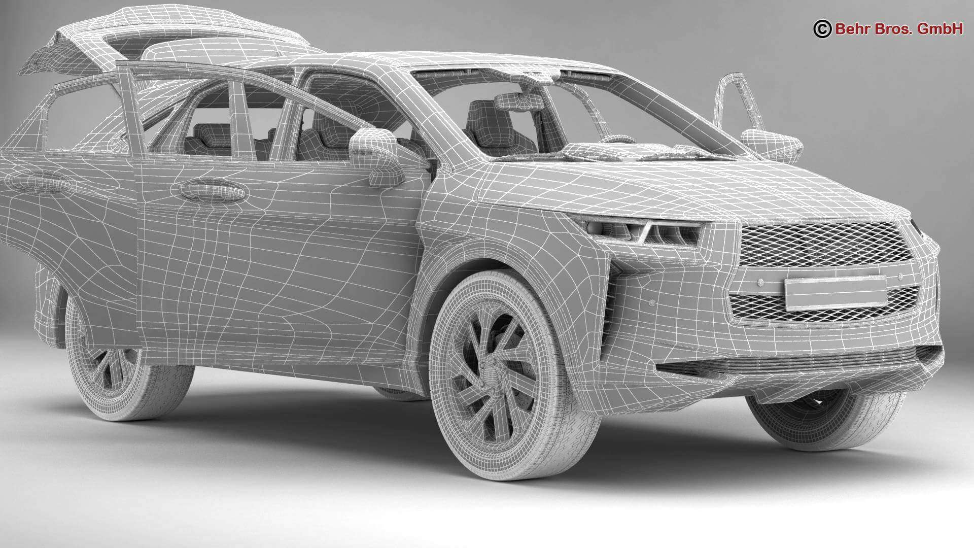 Generic 18 Suv 3d Model By Behr Bros