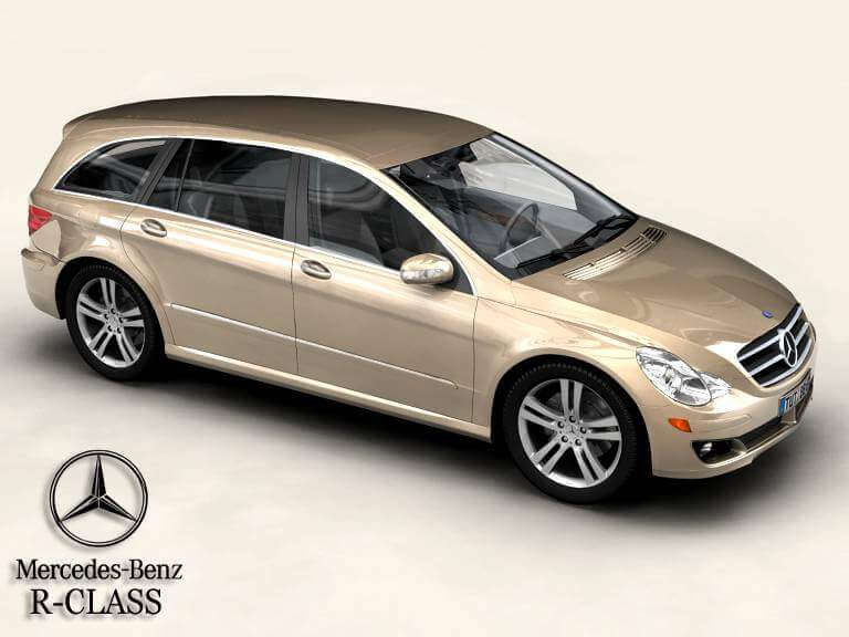 Mercedes R Class - 3D Model by Behr Bros
