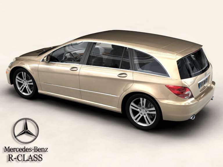 Mercedes R Class - 3D Model by Behr Bros