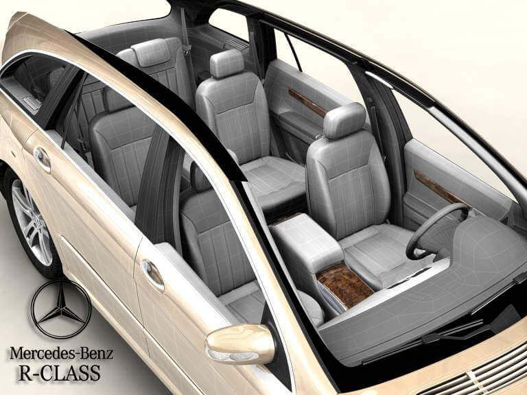 Mercedes R Class - 3D Model by Behr Bros