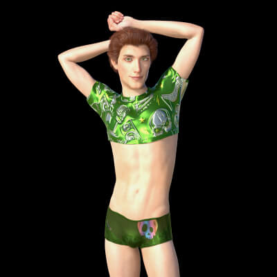 Basil Character Body and Head Morphs for Genesis 8 Male by bikdingle