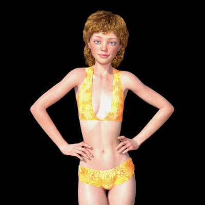 Daisy Character Body and Head Morphs for Genesis 8 Female by bikdingle