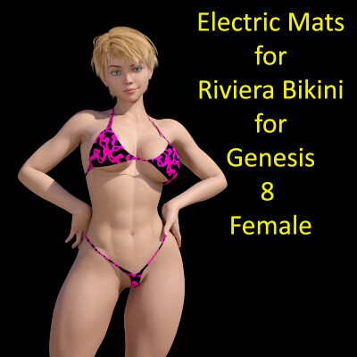 Electric Mats for Riviera Bikini for Genesis 8 Female by bikdingle