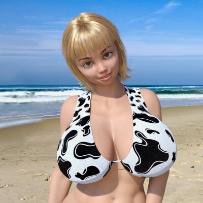 Ellie Character Body and Head Morphs for G8F and G8.1F
