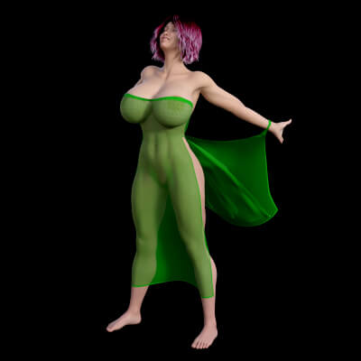 Feel The Wind Pose for DAZ Genesis 8 Female by bikdingle