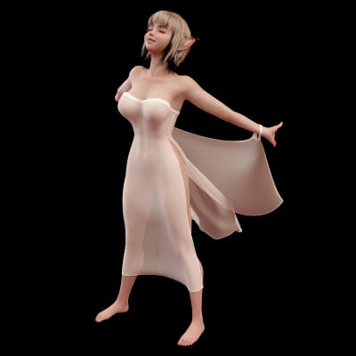 Feel The Wind Pose for DAZ Genesis 9