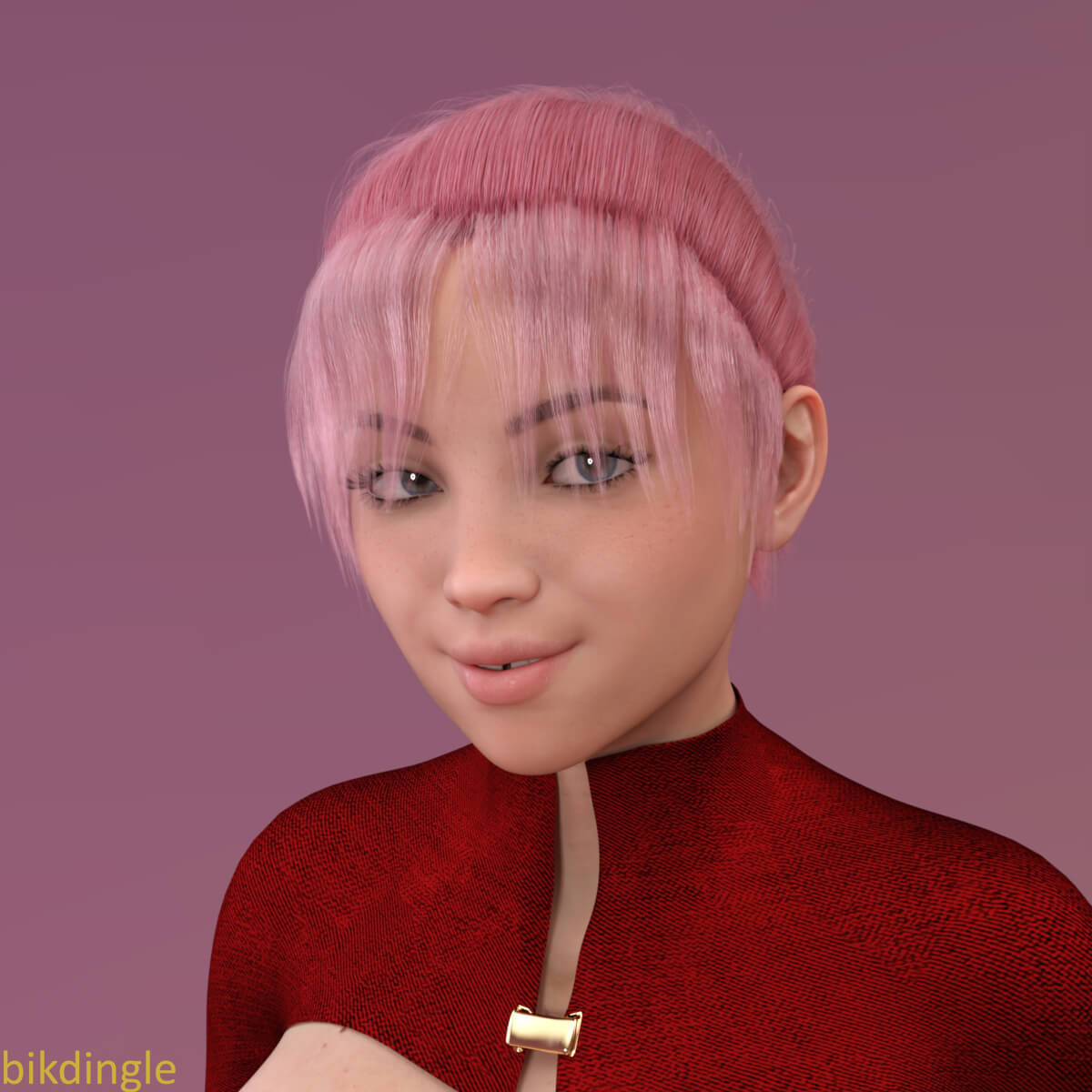Ruby 3D Render, Digital Art by bikdingle