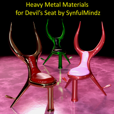 Heavy Metal Materials for Devils Seat by SynfulMindz by bikdingle