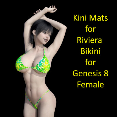 Kini Mats for Riviera Bikini for Genesis 8 Female