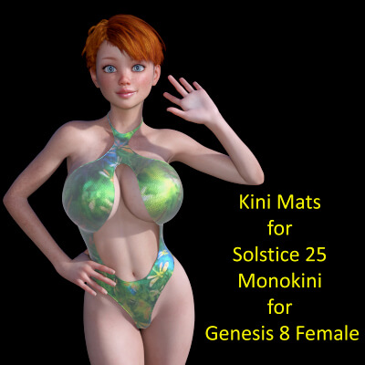Kini Mats for Solstice 25 Monokini for Genesis 8 Female by bikdingle