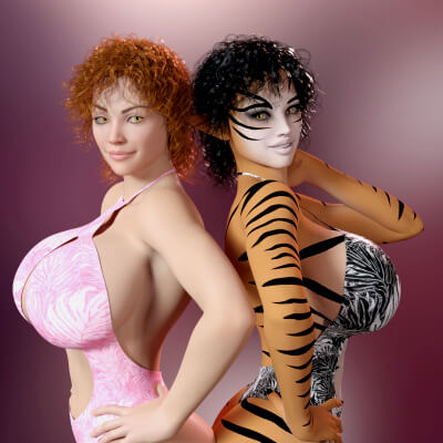 Make Any G8F Character Into a Tiger Elf by bikdingle