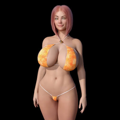 Tropical Materials for Jewel Top Bikini for Genesis 8 Female by bikdingle