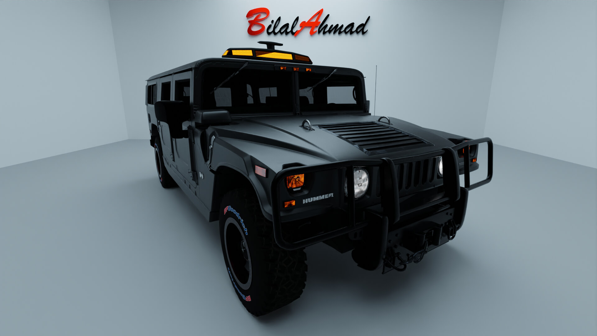 Humvee Coche Vehículo Militar - 3D Model by BILAL AHMAD