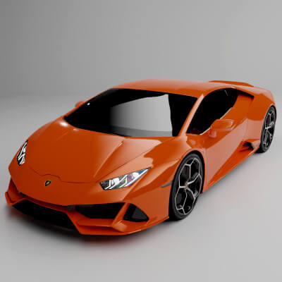 Lamborghani Huracon Evo - 3D Model by BILAL AHMAD