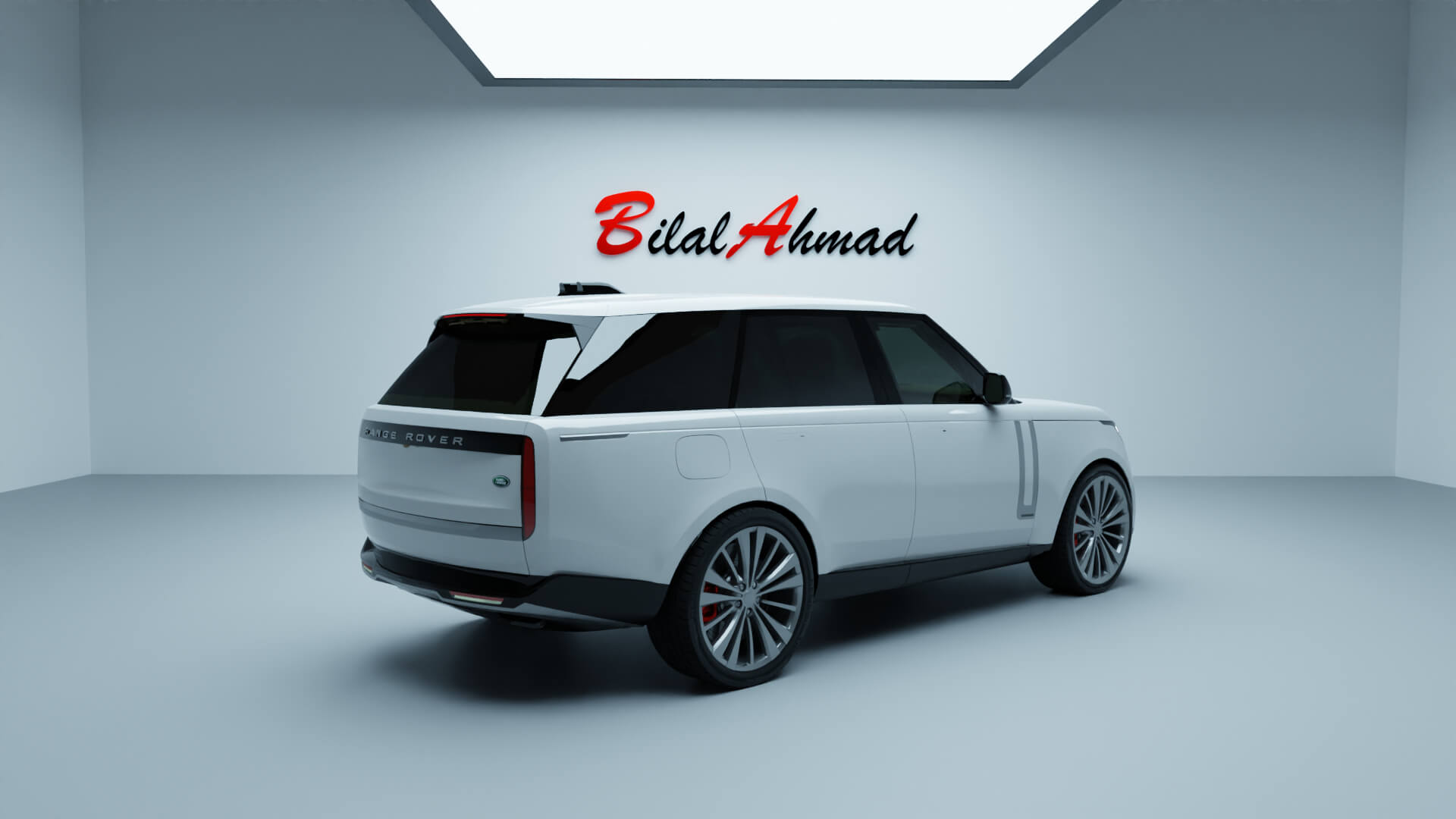 Range Rover 3D Rigged Model by BILAL AHMAD
