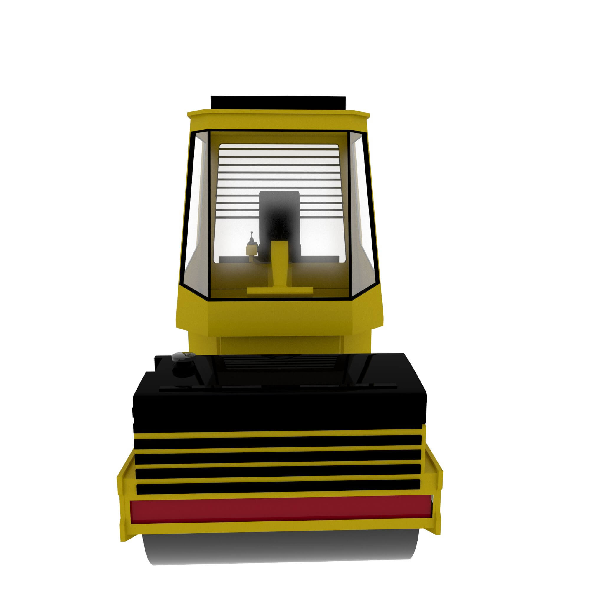 Asphalt Roller - 3D Model by BILALGOK