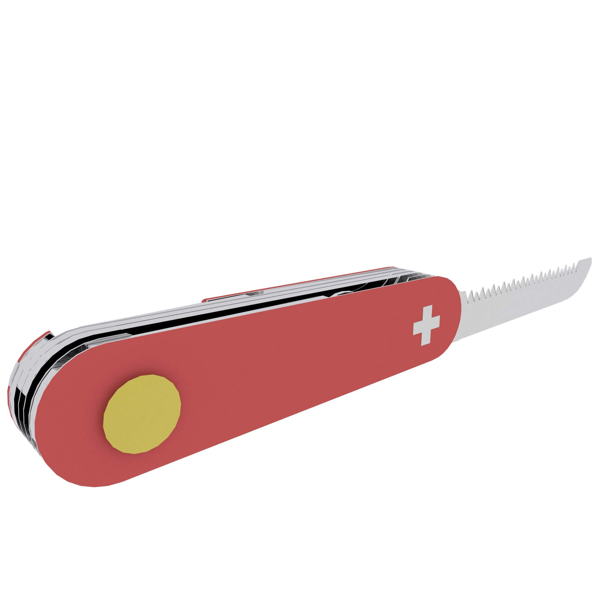 Swiss Army Knife - 3D Model by BILALGOK