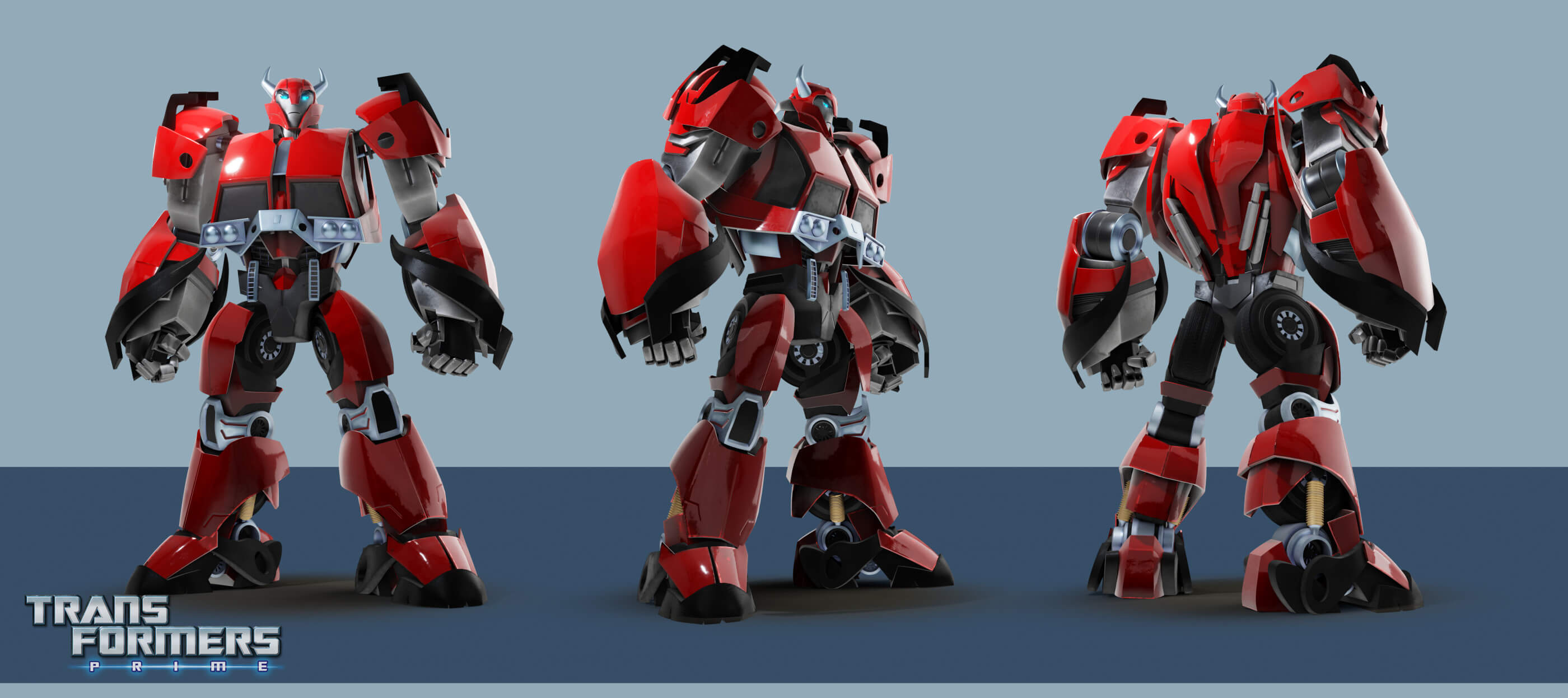 Cliffjumper Transformers Prime Rig - 3D Model by billnguyen1411