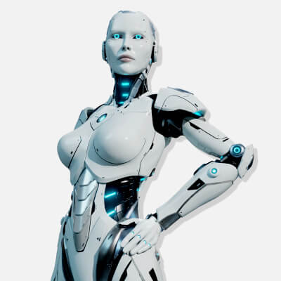 Female Android Rig - 3D Model by billnguyen1411