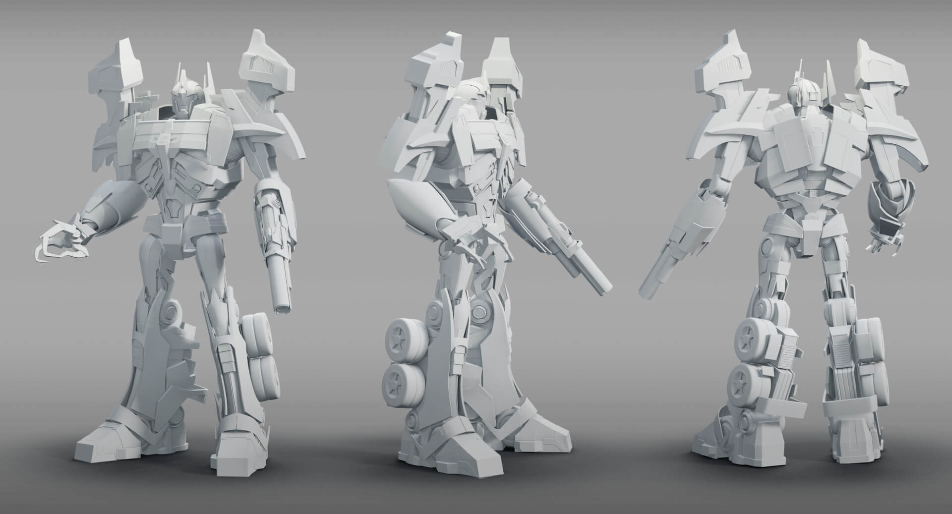 Ultra Magnus Transformers Prime Character Rig Blender