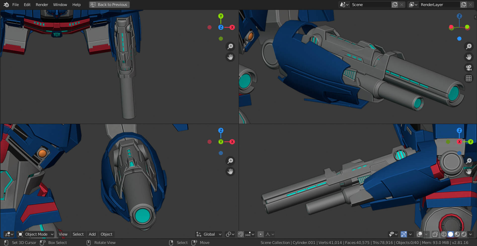 Ultra Magnus Transformers Prime Rig - 3D Model by billnguyen1411