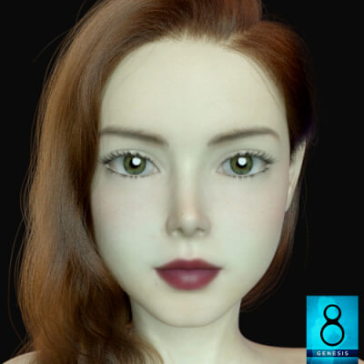 Characters Arwen for G8 Female Modeling