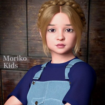 Moriko Kids for Genesis 8 Female