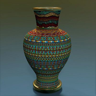 Medieval Flower Vase 4