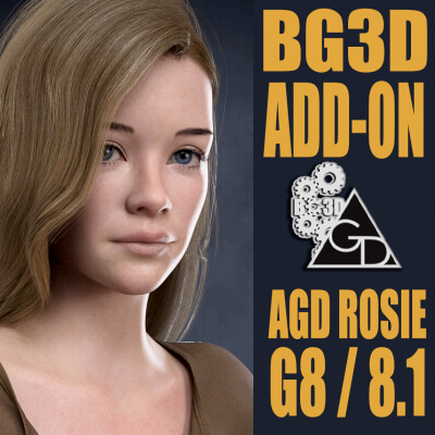 BG3D Add-On for AGD Rosie and Braces G8 by BioGearZ3D