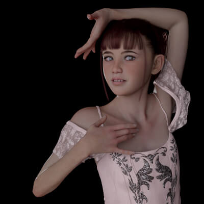 BG3D Alita for G8F and G8.1F Massive Update by BioGearz3D