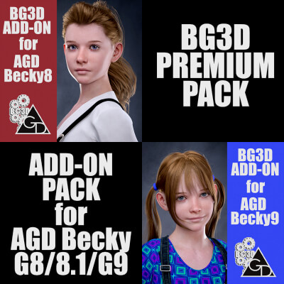 BG3D Premium Add-On Pack for AGD Becky G8_8.1_G9