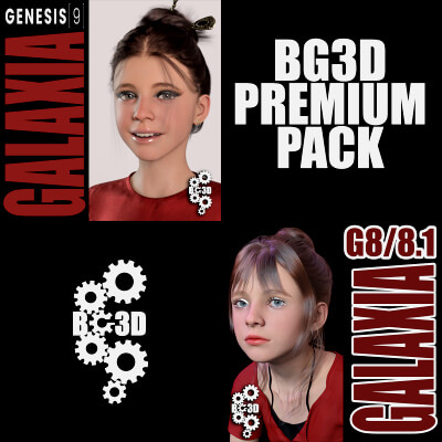 BG3D Premium Pack for Galaxia NE - G8/8.1/G9 Female