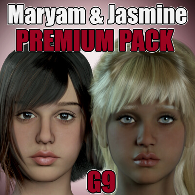 BG3D Premium Pack for Maryam and Jasmine G9 with Bonus Skins