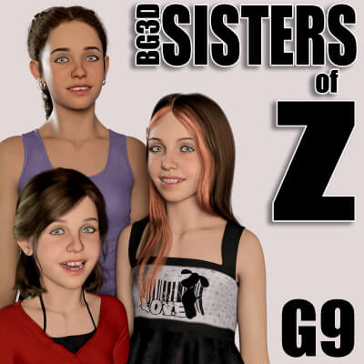 BG3D Sisters of Z for Genesis 9