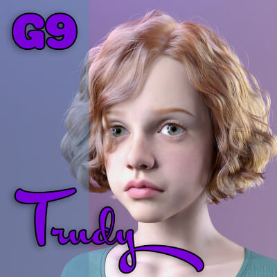 BG3D Trudy for Genesis 9 by BioGearz3D