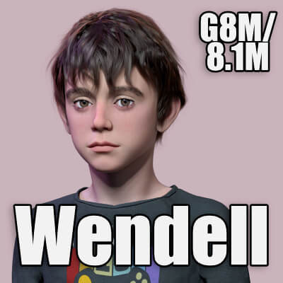 BG3D Wendell for Genesis 8/8.1 Male