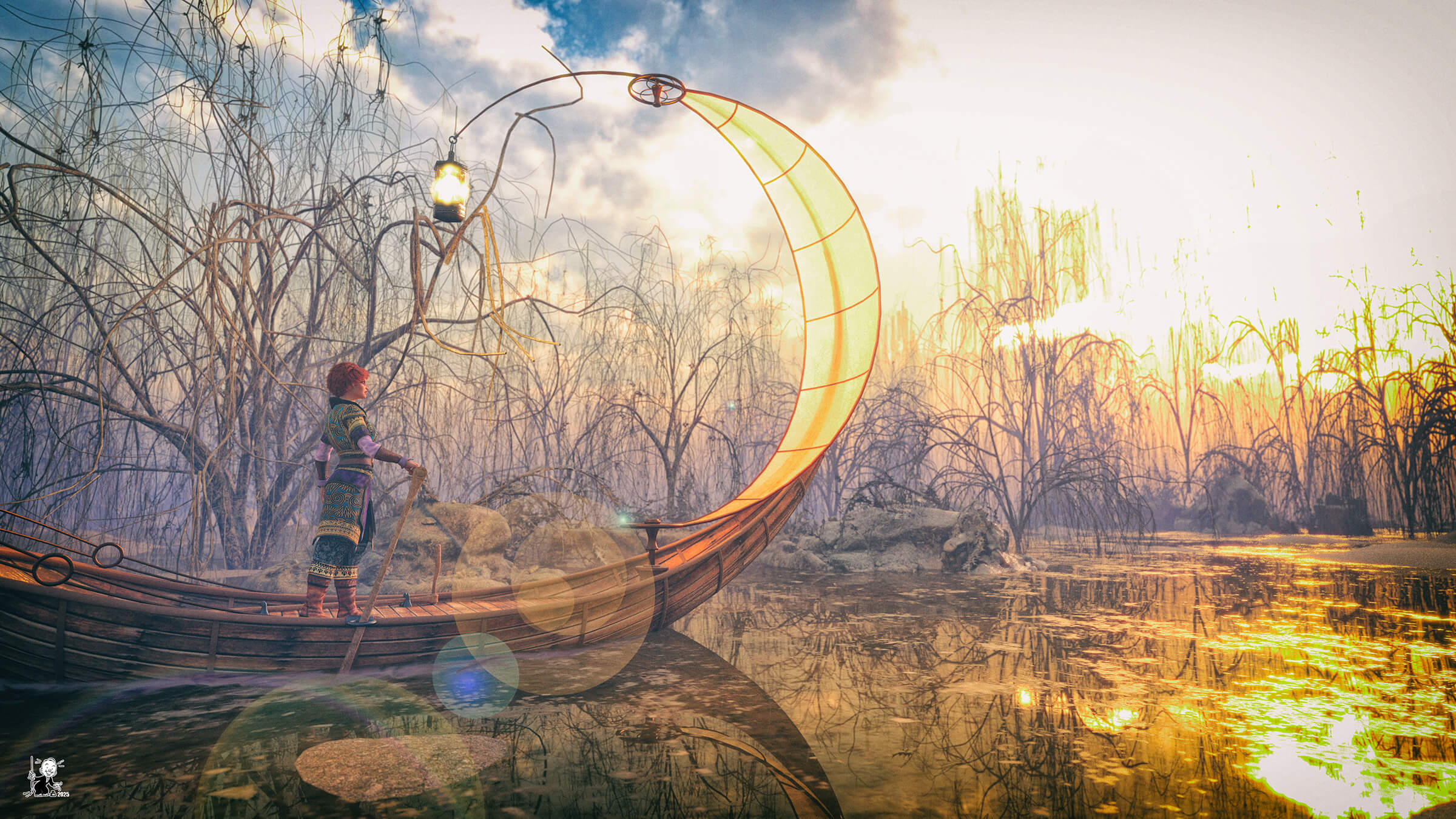 The old swamp 3D Render, Digital Art by bisonravi