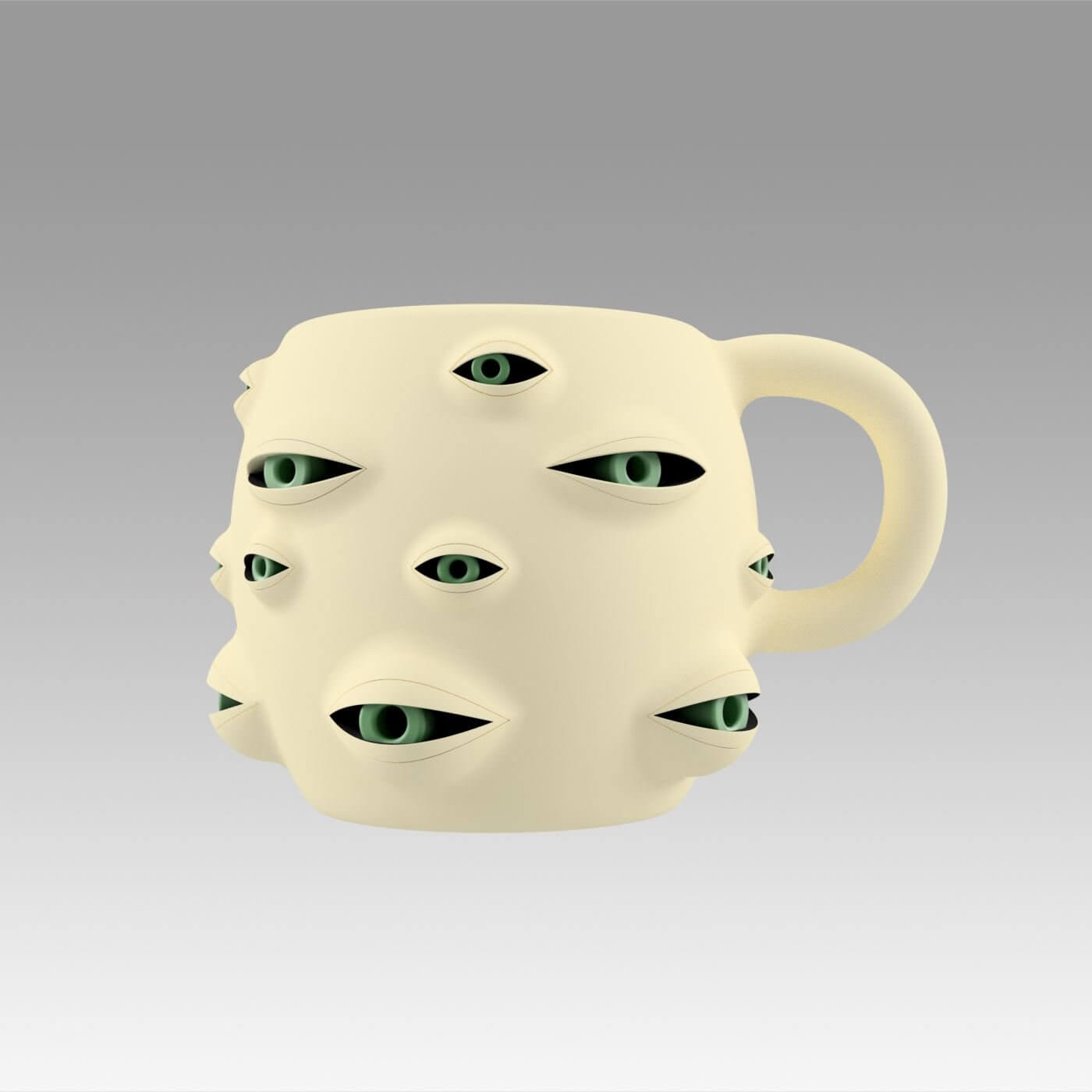 Eye Cup 3D Print Model by Blackeveryday